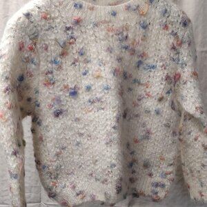 Hand knit wool sweater